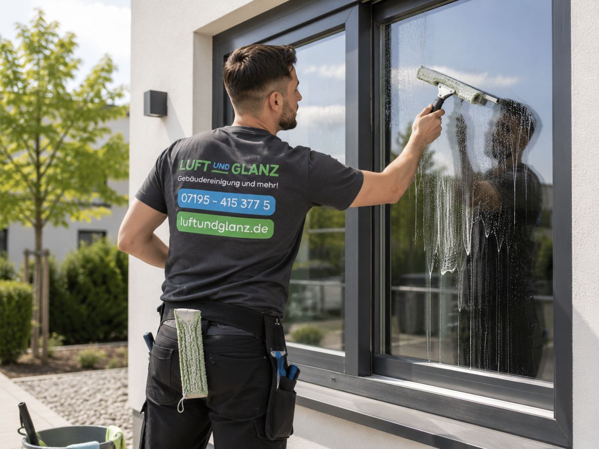 Fensterreinigung Stuttgart – Luft & Glanz Team im Einsatz
