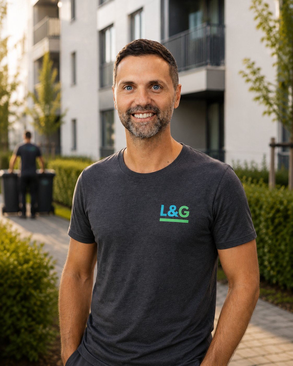 Fabio, Inhaber von Luft & Glanz Gebäudereinigung